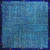 Blau+pointillistisch+-+Dispersion+auf+Leinwand+-+1973